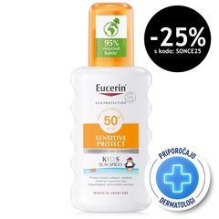 Eucerin Sun Kids, zaščitni sprej za otroke - ZF50+ (200 ml)