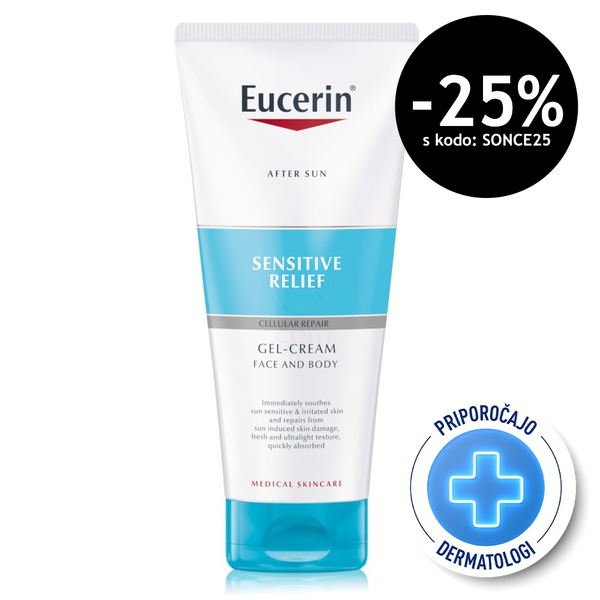 Eucerin Sun After Sun Sensitive Relief, kremni gel (200 ml)