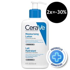 CeraVe, vlažilni losjon za telo za suho do zelo suho kožo (236 ml)