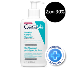 CeraVe, čistilni gel za nego mastne kože nagnjene k nepravilnostim (236 ml)