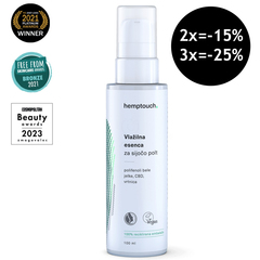 Hemptouch, vlažilna esenca za sijočo polt (100 ml)