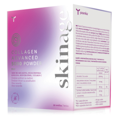 Yasenka Skinage Collagen Advanced 5000, kolagen v prahu (20 vrečk)
