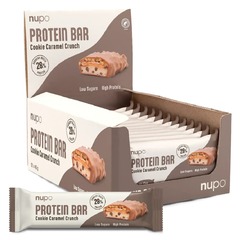  Nupo, proteinska ploščica - Cookie Caramel Crunch (12 x 45 g)