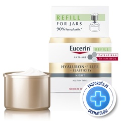 Eucerin Hyaluron-Filler + Elasticity, refill nočna krema (50 ml)
