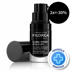 Filorga Global Repair Eyes & Lips, multi-revitalizirajoča krema za področje okoli oči in ustnic (15 ml)