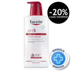 Eucerin pH5, lahek losjon (400 ml)
