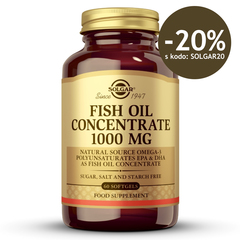 Solgar Ribje olje koncentrat 1000 mg, kapsule (60 kapsul)