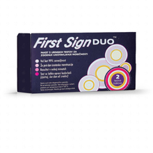 First Sign Duo, test za nosečnost (2 testa)