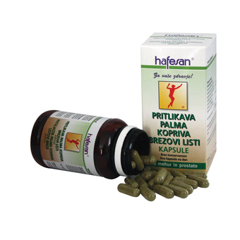 Hafesan Palmeto + Kopriva + Brezovi listi + Bučno seme, kapsule (60 kapsul)
