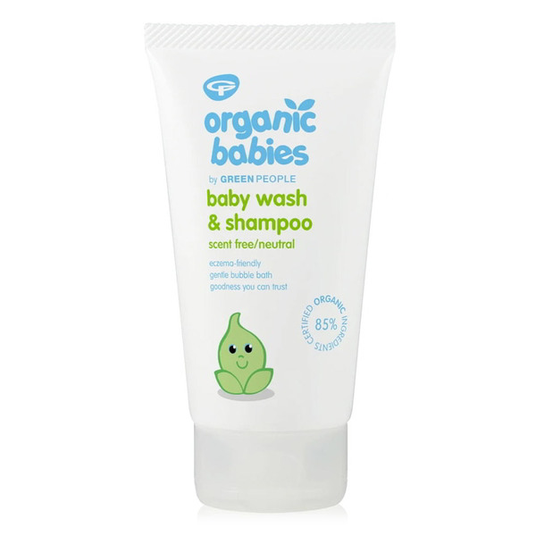 Green People, gel za umivanje in šampon brez dodanih dišav za dojenčke (150 ml)