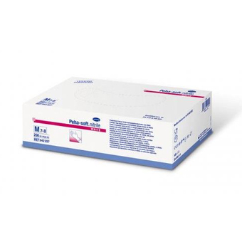 Hartmann Peha-Soft Nitrile, bele pregledne rokavice - L (100 rokavic)