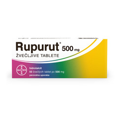 Rupurut 500 mg, žvečljive tablete (50 žvečljivih tablet)