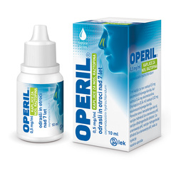 Operil 0,5 mg/ml kapljice za nos, raztopina (10 ml)