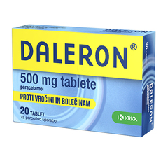 Daleron 500 mg, tablete (20 tablet)