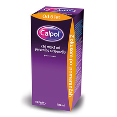 Calpol 250 mg/5 ml, peroralna suspenzija (100 ml)