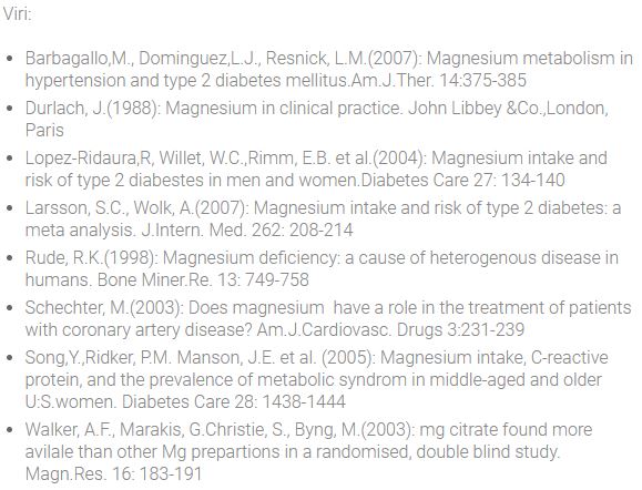 magnezij in diabetiki